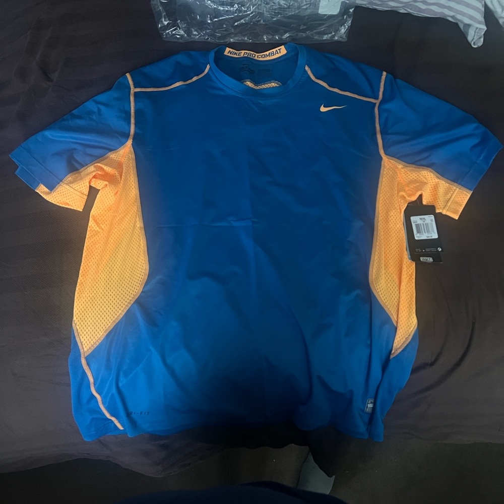 Nike Men's Bright blue and Orange Training Shorts